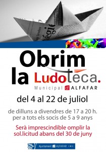 cartel_ludoteca_ Estiu-alfafar Cartel Ludoteca de Verano de Alfafar