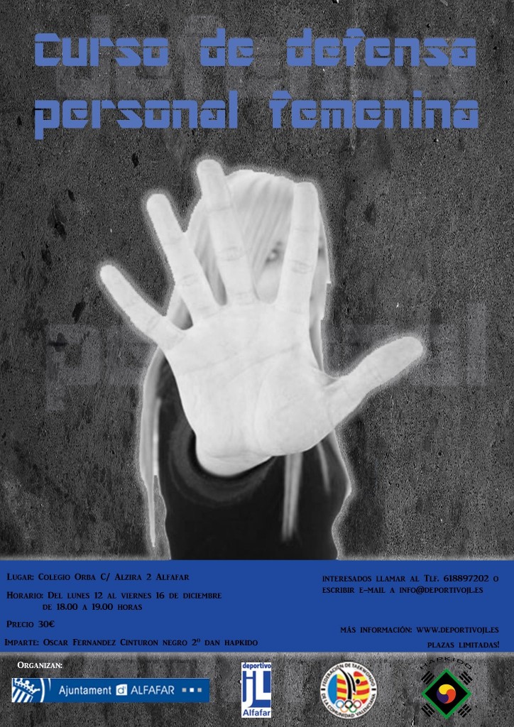 curso defensa personal en alfafar