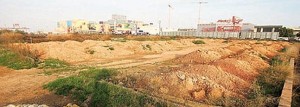 Terrenos de Alfafar donde se ubicaría la primera tienda Ikea en la Comunitat. / Juan J. Monzó