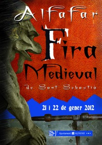 Cartel Feria Medieval de Alfafar 2012