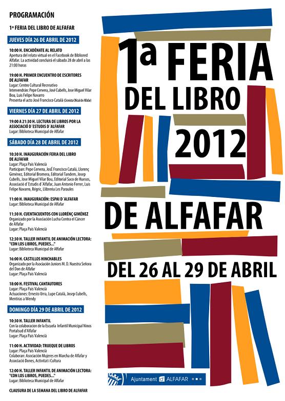 Alfafar está organizando la Feria del Libro 2012