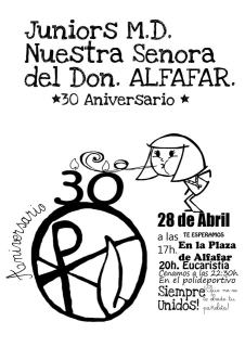 juniors-alfafar 30 aniversario Grupo Junior alfafar