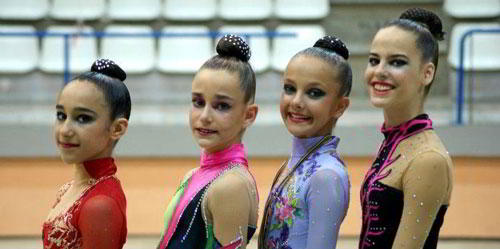 gimnastas_almussafes Cuatro gimnastas de Almussafes