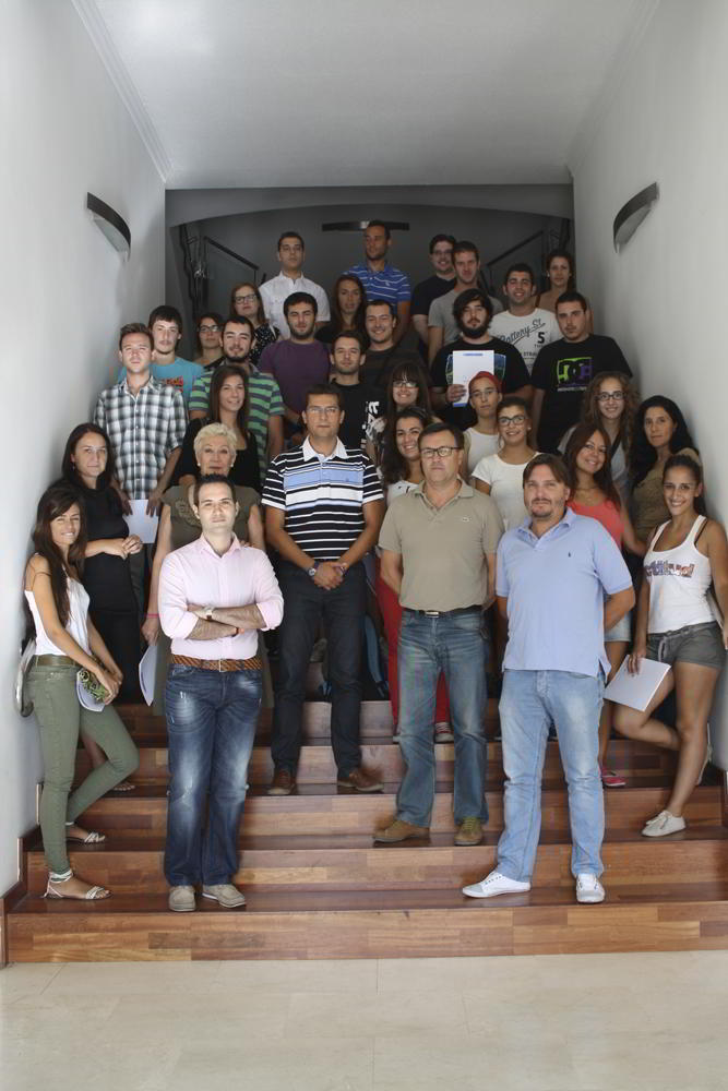 despedida-Becarios Despedida becarios la dipu te beca