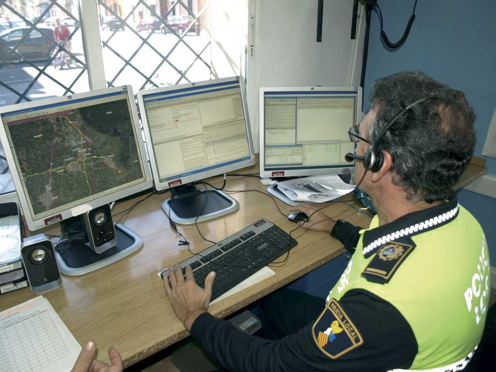 plataforma-policia-almussafes Sistema COORDCOM G5 en Almussafes