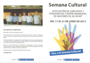 I Semana Cultural Jubilados CMMA