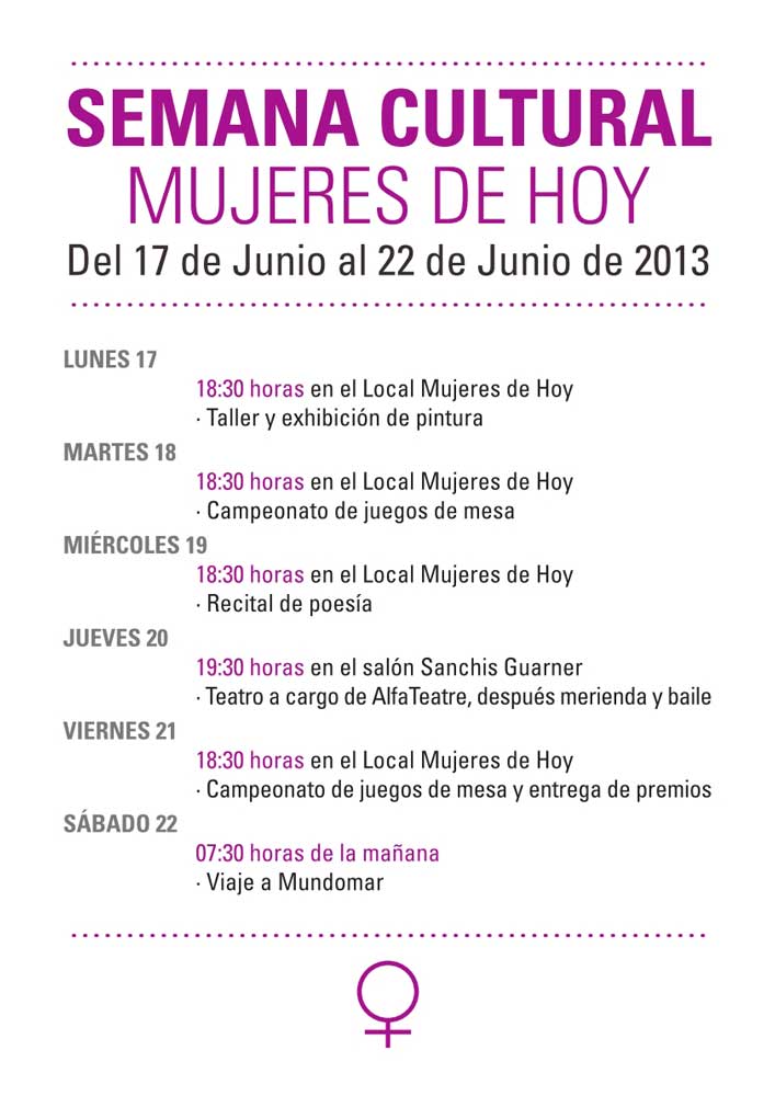 Semana-Cultural-Mujeres-de-Hoy-de-Alfafar-2013 Mujeres de Hoy celebra su Semana Cultural