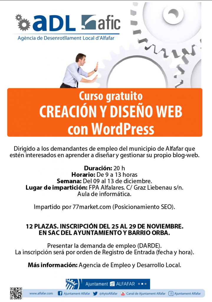 CREACIÓN Y DISEÑO WEB CON WORDPRESS