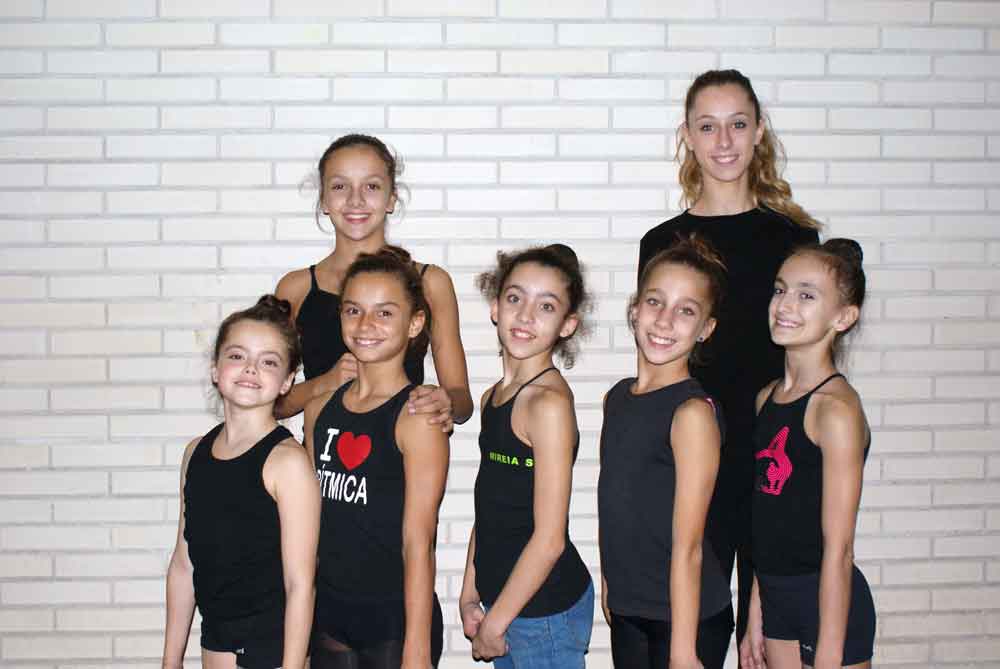 entrenamientos-conjuntos-almussafes Almussafes, bronce en la fase autonómica de gimnasia rítmica