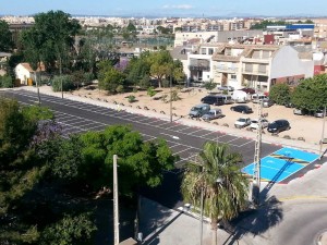 aparcamiento en el solar de Av. Reyes Católicos
