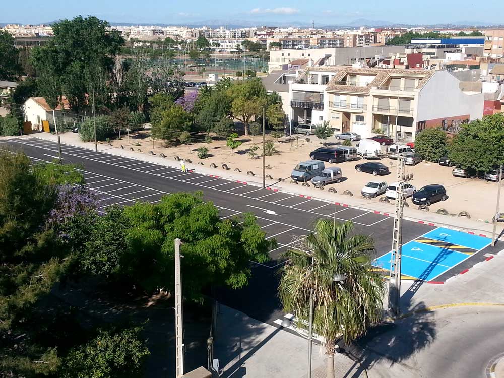 aparcamiento en el solar de Av. Reyes Católicos