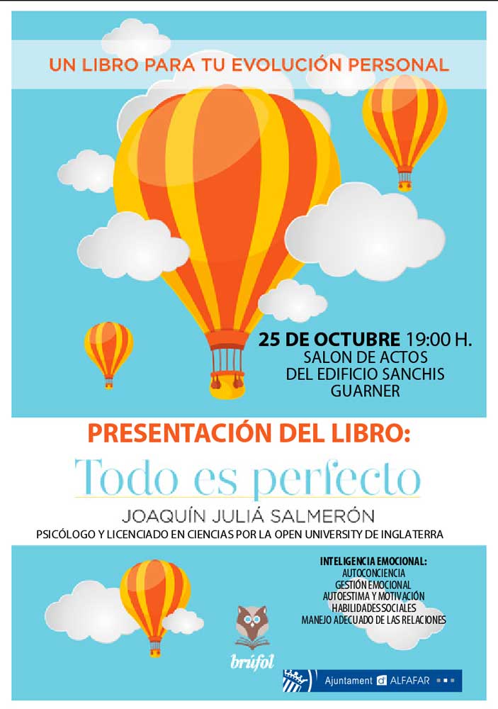 Tres nuevas obras literarias se presentarán en los próximos días en Alfafar