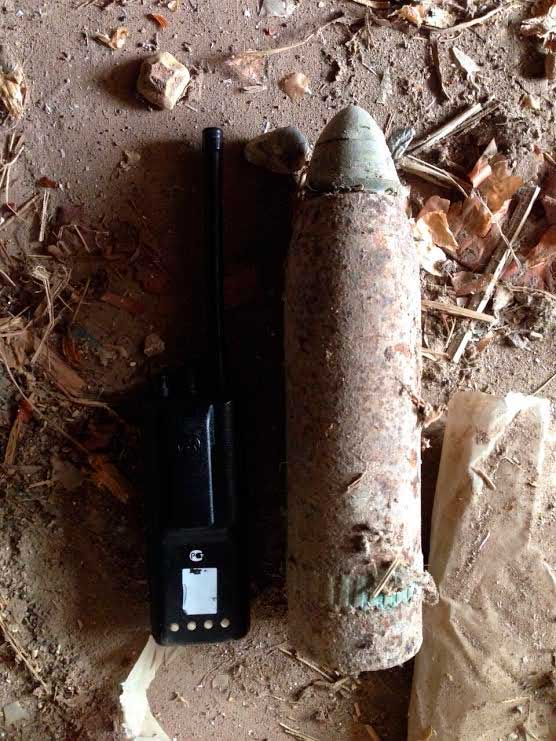 Un vecino de Alboraya encuentra un misil de la guerra civil