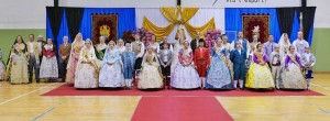 Las Fallas de Alboraya envuelven de flores a la Virgen Las Fallas de Alboraya envuelven de flores a la Virgen