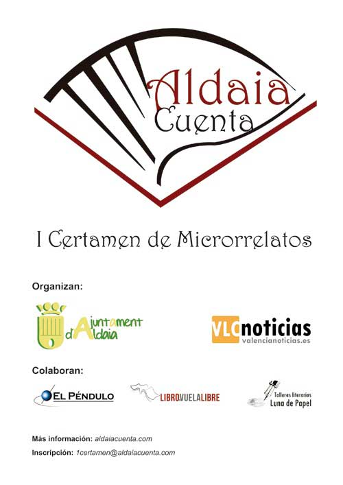 Cartel-del-certamen- I certamen de microrrelatos ‘Aldaia Cuenta’