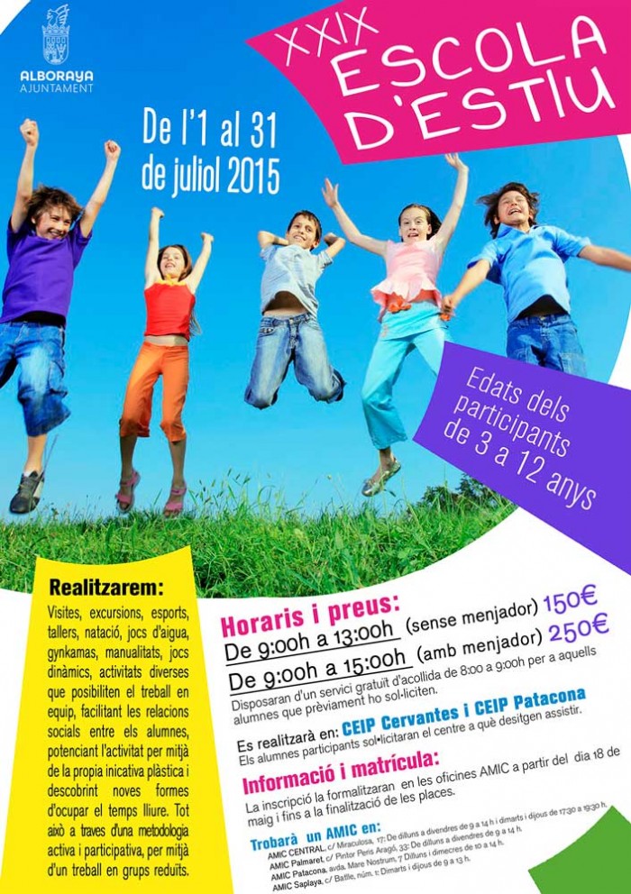 Escola-estiu-2015 Escuela de Verano