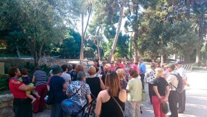 Vecinos de Alfafar visitaron los Jardines del Real