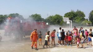 Brigada Antiincendios de Bétera ha visitado el colegio de La Fila Brigada Antiincendios de Bétera ha visitado el colegio de La Fila