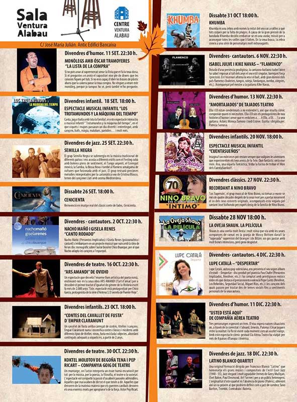 Agenda_Cultutal agenda cultural en Alfafar