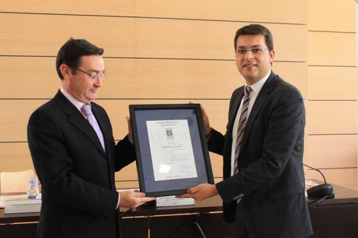 AENOR vuelve a certificar al Ayuntamiento de Alfafar