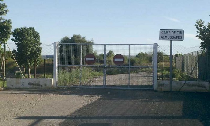 npva-porta-parc-Rural campo de tiro de Almussafes