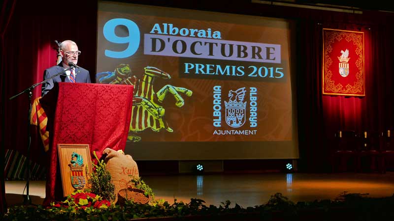 Alboraya premios 9 Octubre 2015 Alboraya galardona a 8 vecinos en los premios 9 d’Octubre 2015