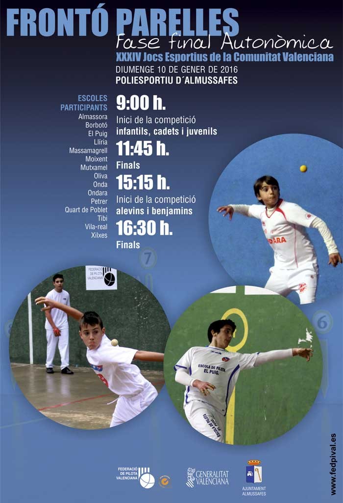 cartell-final-fase-autonomica-jocs-esportius-2016 XXXIV JECV de frontón valenciano”