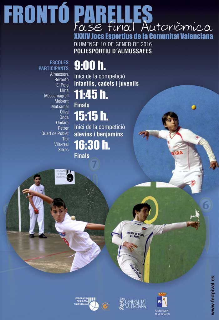 XXXIV JECV de frontón valenciano”