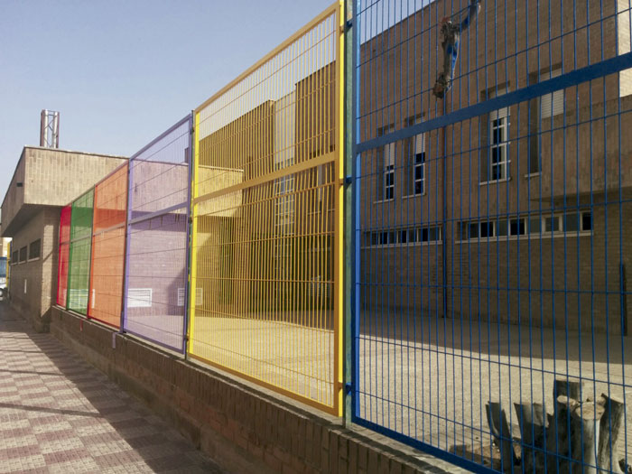 enrejado del CEIP Pontet